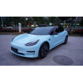 PET Release Gulf Blue Vinyl Wrap PVC Film