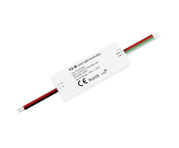 Skydance V2-M: 2 Channel 12-24V CCT Wireless Dual Color LED Controller - Max 5A Output