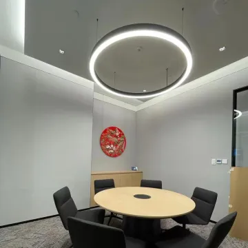 HLINEAR L8080-C-D1200  back dip switch non-dimming ring pendant light indoor ceiling light  modern pendant circular l