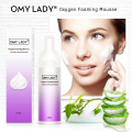 OMY LADY Oxygen Foaming Mousse Deep Cleansing Face Cleanser Moisturizing Oil Control Shrink Pores Remove Blackhead Facial Scrubs
