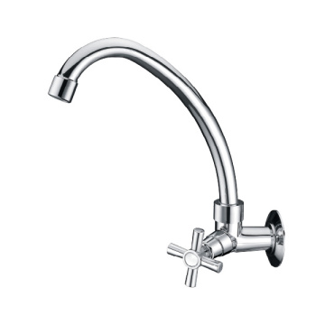 Goose Neck Chrome Plated Kitchen Faucet