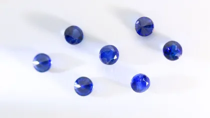 Sapphire Silver Ring Birthstone Ring Jewelry Wholesale