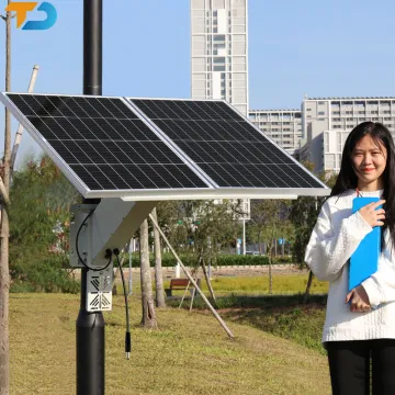 High Efficiency Solar Energy System and Power Kit for CCTV Cameras: TecDeft's 120W, 384Wh Solar Batteries Package