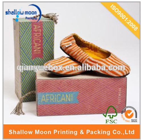 Custom printing paper shoe box wholesale