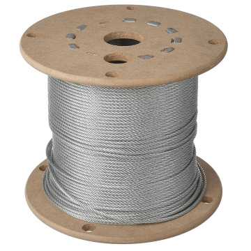 Pembekal Kabel Kabel Keluli Bergalvani - Harga Borong untuk 7x7 Strands, 500ft, 1/8 \ "Kabel Pesawat