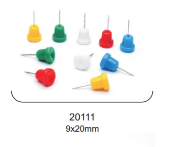 20111 colorful push pins and paper pins