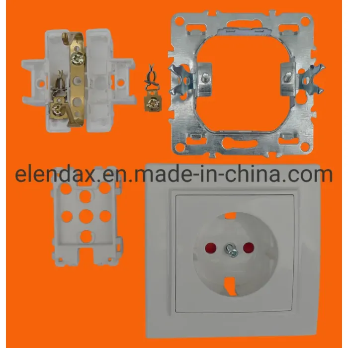 Sakelar Dinding Dua Gang Standar Eropa F8810