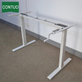 Hand Crank Desk Adjustable Manual Crank Standing Desk With Metal Leg Supplier