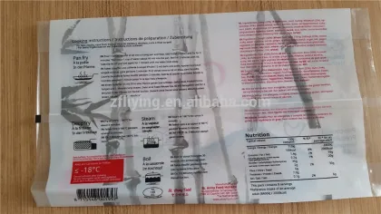 Plastic Laminated Frozen Bag for quick frozen food