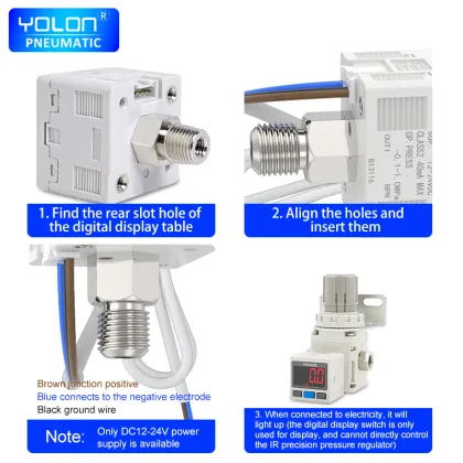 Digital Display Pressure Switch SMC Series ZSE/ISE30A