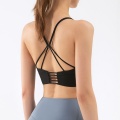 yoga top met ingebouwde bh