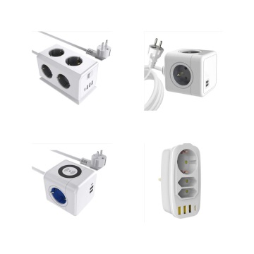 2023 Hot Magic Cube Shape Strip με ευρωπαϊκό βύσμα