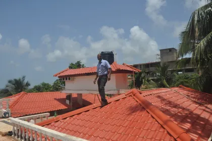plastic ridge tile for roof/ top ridge
