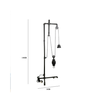 Vintage Industrial 1-Head Standing Lamp | 40W Retro Torchiere Floor Light