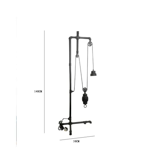 Vintage Industrial 1-Head Standing Lamp | 40W Retro Torchiere Floor Light