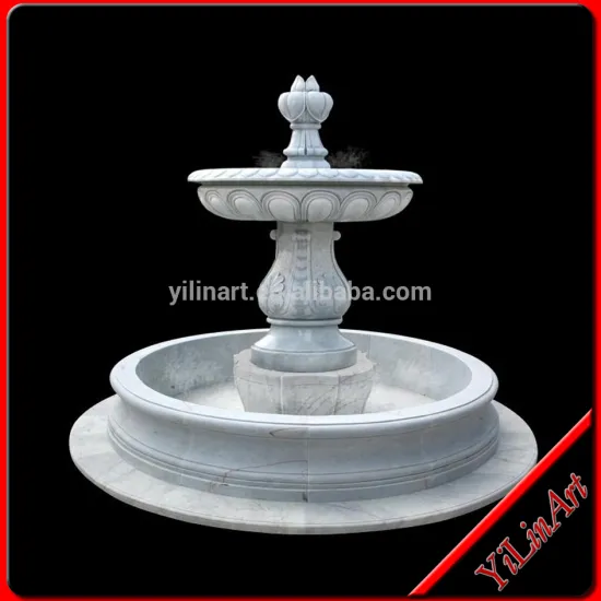 Stone White Outdoor Fountain (YL-P069)