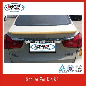 CAR EQUIPMENT REAR LIP SPOILER FOR K3 ABS PLASTIC 2012