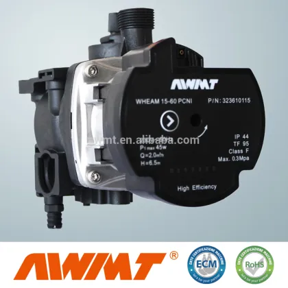 Gas boiler fuel pump exhaust system