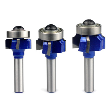 Blue 8mm Hinge Boring Drill Bit Set with Continuous Cutting Edge