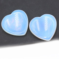 Opalite Handmade Craved 40MM Love Heart Thumb Worry Stone for Anxiety Stress Relief Meditation