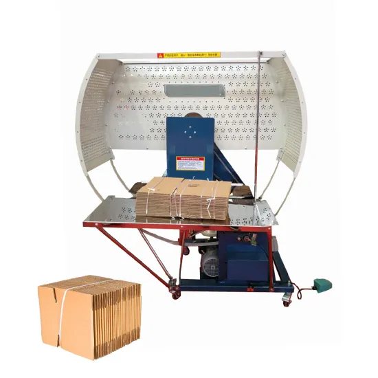 OUGUAN PE Strapping Packaging Machine for Corrugated Cardboard Bundling