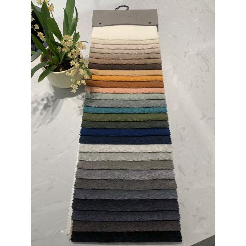 Tecido elegante de veludo ondulado para estofados