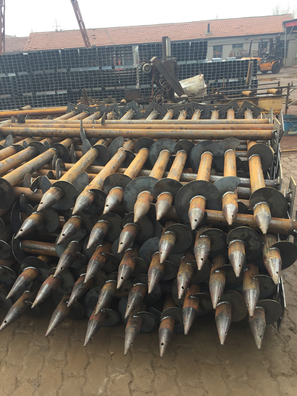 Ground Screw Pile Helical Piers Ground Screw Anchor