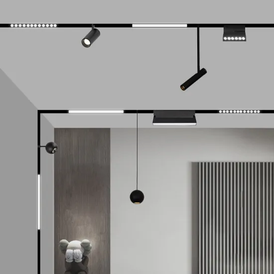 Modern Style IP20 COB 6W LED Ceiling Track Spotlight