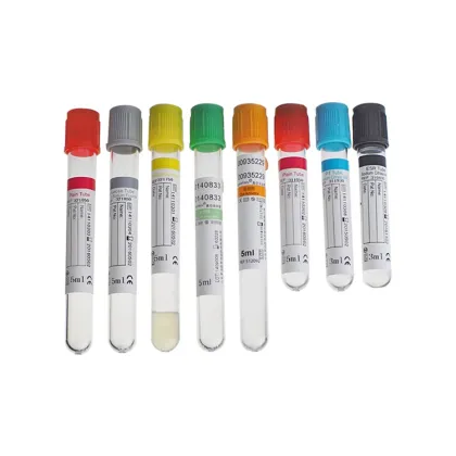Blood Collection Vacutainer Tubes Transparent 2Ml To 7Ml