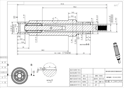 High Load Capacity Planetary Roller Screw System F1206-TSL