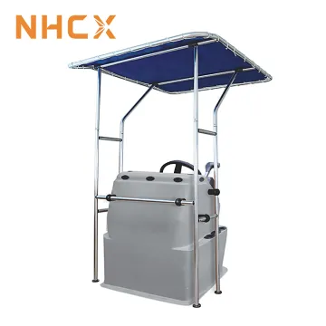 NHCX Center Console Boat T-Top Aluminum Tube Bimini Top