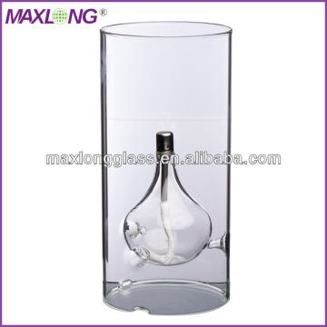 Hot Sale Bulb Shaped Glass Oil Lamp