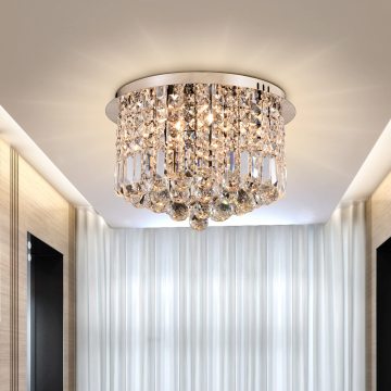 Moderne LED -Deckenlampe - Kristallform Licht für Schlafzimmer und Wohnzimmer