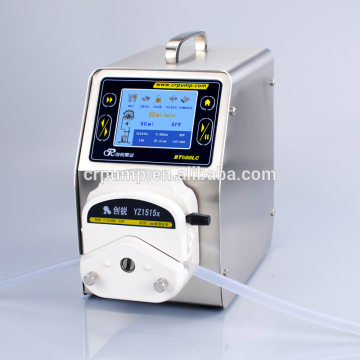 Top quality new design touch screen double channels peristaltic dosing pump