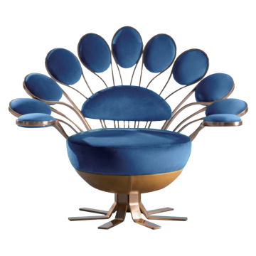 European Style Modern Leisure Peafowl Shape Chair