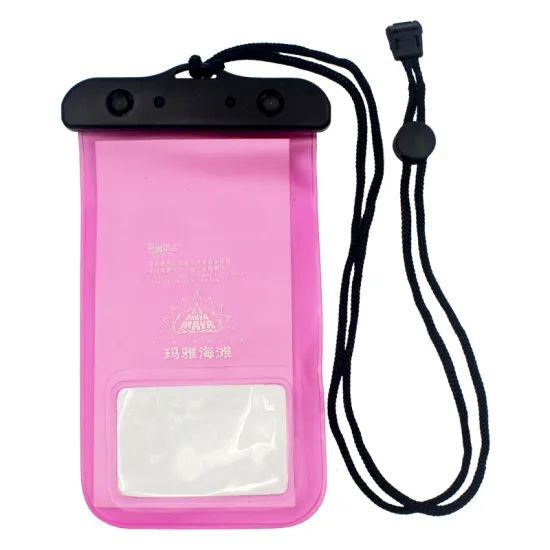 Coin Purse Plastic Pink PVC Bag