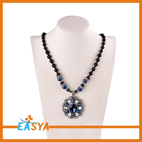 Handmade For Men Blue Stone Necklace