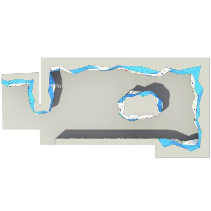 TOPKIDSPLAY Creative Indoor Playground Rock Climbing Walls Equipment for Climbing Gym