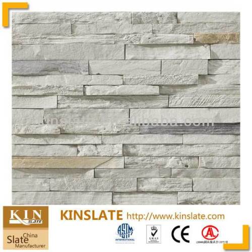 Nice Color-Home Mad/KINSLATE White Quartz Artificial LedgeStone