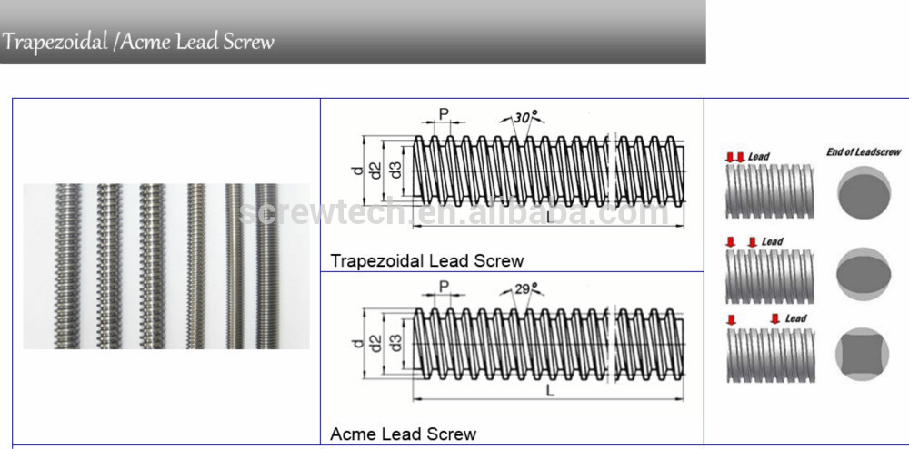 Made in China lead screw Made in China lead screw