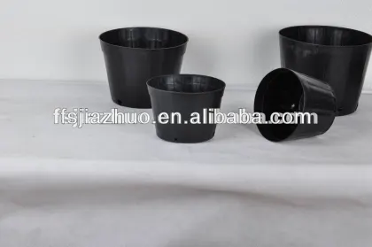 PE nursery pot is black soft nursery pots which is farm garden decorative flower pots wholesale
