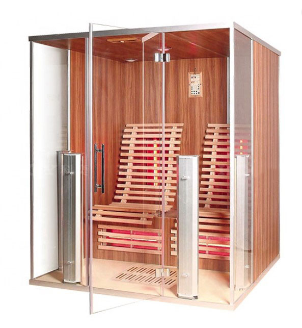Sauna de uma sauna perto de infravermelho portátil sauna de luxo de sauna infravermelha de sauna tradicional sala de sauna