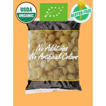 Pastas de cáscara de maíz libre de gluten orgánico