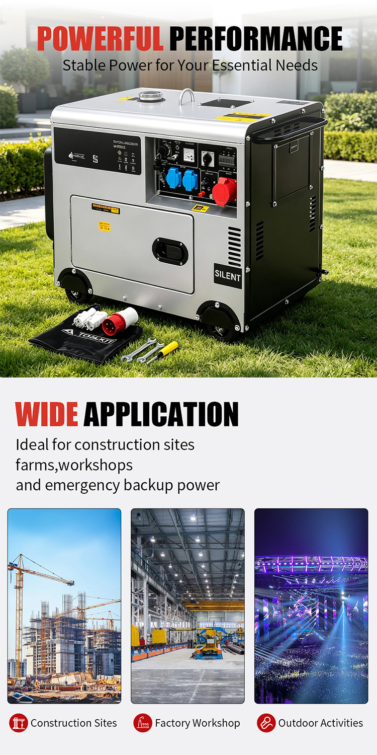 TKH6500ES Gasoline Generator(10)