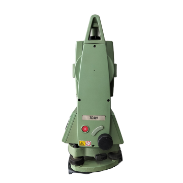 Leica TC407 Robotic Total Station: Used Topography Equipment at a Bargain with Reasonable Price and High Accuracy