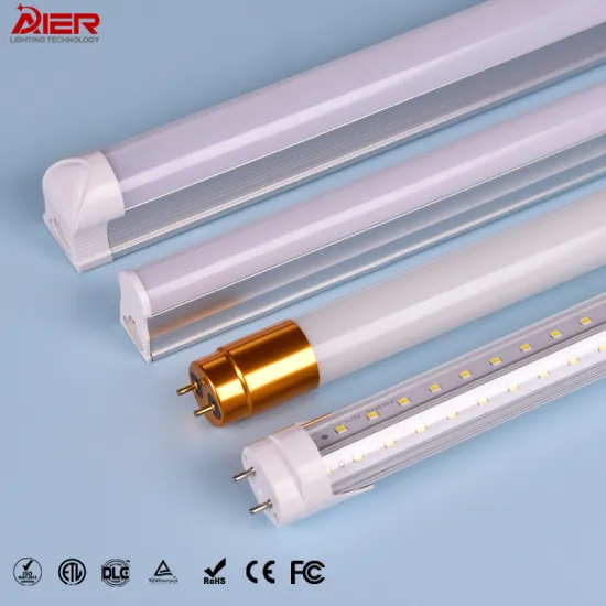 AIER LED Integrated Tube Lights: OEM ODM 2Ft to 8Ft Aluminum PC T5 T8