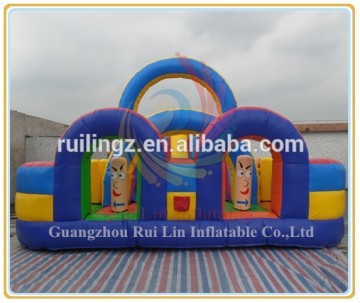 Rui Lin inflatable playhouse,small inflatable amusement park with obstacle