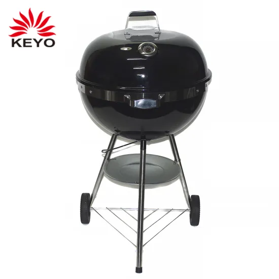 KYO Apple shape Easily Assembled Trolley Smokeless Bbq Outdoor Kettle Barbecue Charcoal Grill