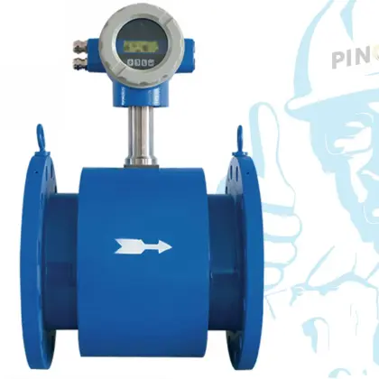 Split integrated intelligent electromagnetic flowmeter