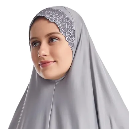 Ramadan Long Khimar Abaya - Islamic Ethnic Clothing for Prayer